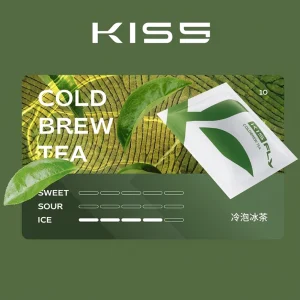 替換式煙彈｜KISS FLY 鎧斯 五代通用煙彈｜2.0mL 陶瓷芯 黑色霧面吸口 三入裝 冷泡冰茶