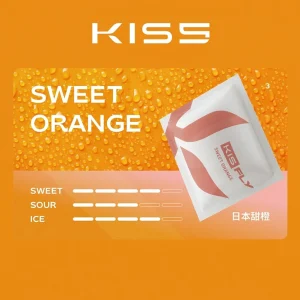 替換式煙彈｜KISS FLY 鎧斯 五代通用煙彈｜2.0mL 陶瓷芯 黑色霧面吸口 三入裝 日本甜橙