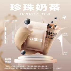 替換式煙彈｜KIS5 鎧斯5號 一代通用｜1.9mL 黑色避光油杯 陶瓷芯 三入裝 珍珠奶茶