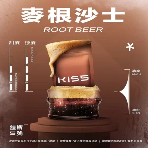 替換式煙彈｜KIS5 鎧斯5號 一代通用｜1.9mL 黑色避光油杯 陶瓷芯 三入裝 麥根沙士