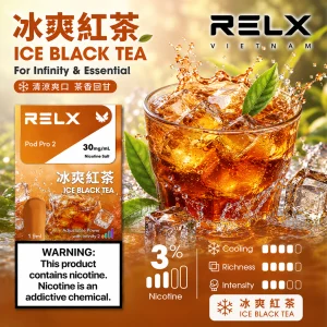 替換式煙彈｜RELX 悅刻 六代 Infinity 2 煙彈｜1.9mL FEELM陶瓷芯 支援三檔調功 冰爽紅茶