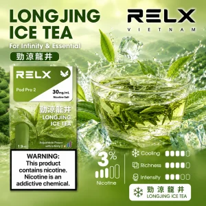 替換式煙彈｜RELX 悅刻 六代 Infinity 2 煙彈｜1.9mL FEELM陶瓷芯 支援三檔調功 勁涼龍井