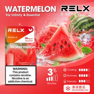 替換式煙彈｜RELX 悅刻 六代 Infinity 2 煙彈｜1.9mL FEELM陶瓷芯 支援三檔調功 清涼西瓜