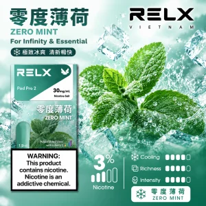 替換式煙彈｜RELX 悅刻 六代 Infinity 2 煙彈｜1.9mL FEELM陶瓷芯 支援三檔調功 零度薄荷