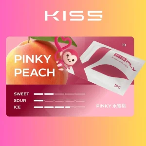 替換式煙彈｜KISS FLY 鎧斯 五代通用煙彈｜2.0mL 陶瓷芯 黑色霧面吸口 三入裝 水蜜桃