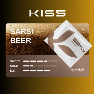 替換式煙彈｜KISS FLY 鎧斯 五代通用煙彈｜2.0mL 陶瓷芯 黑色霧面吸口 三入裝 莎士比亞
