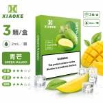 替換式煙彈｜XIAOKE 梟客 五代通用煙彈｜2.0mL 陶瓷芯 兼容五/六代 三入裝 青芒