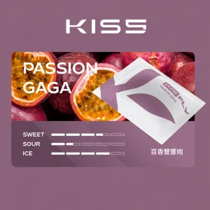 替換式煙彈｜KISS FLY 鎧斯 五代通用煙彈｜2.0mL 陶瓷芯 黑色霧面吸口 三入裝 百香雙響炮