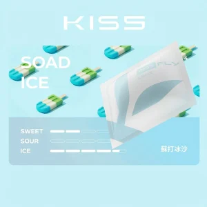 替換式煙彈｜KISS FLY 鎧斯 五代通用煙彈｜2.0mL 陶瓷芯 黑色霧面吸口 三入裝 蘇打冰沙