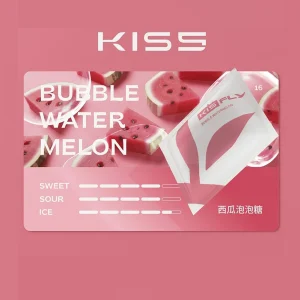 替換式煙彈｜KISS FLY 鎧斯 五代通用煙彈｜2.0mL 陶瓷芯 黑色霧面吸口 三入裝 西瓜泡泡糖