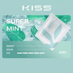 替換式煙彈｜KISS FLY 鎧斯 五代通用煙彈｜2.0mL 陶瓷芯 黑色霧面吸口 三入裝 超薄荷