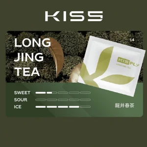 替換式煙彈｜KISS FLY 鎧斯 五代通用煙彈｜2.0mL 陶瓷芯 黑色霧面吸口 三入裝 龍井春茶