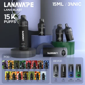 LANA 糖果一次性 15000口 旗艦款 15ml大容量 智能雙顯螢幕 Type-C快充