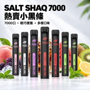 鯊克 SALT SHAQ 小黑條 糖果一次性 7000口 西瓜冰